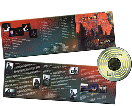 Skyedance: Labyrinth – Music CD design and layout. Publisher: Culburnie Records