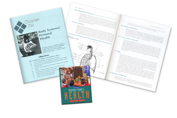 Teaching Today's Health Text–Book Production and layout for Pearson Benjamin Cummings